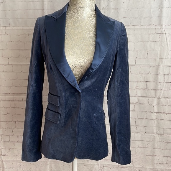 Ellie Tahari velvet blazer size 2 (XS) - Picture 3 of 16